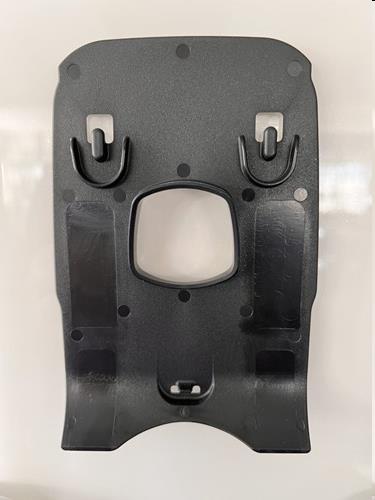 Greenbrush Backplate Circulair tbv Toiletgarnituur ZWART
