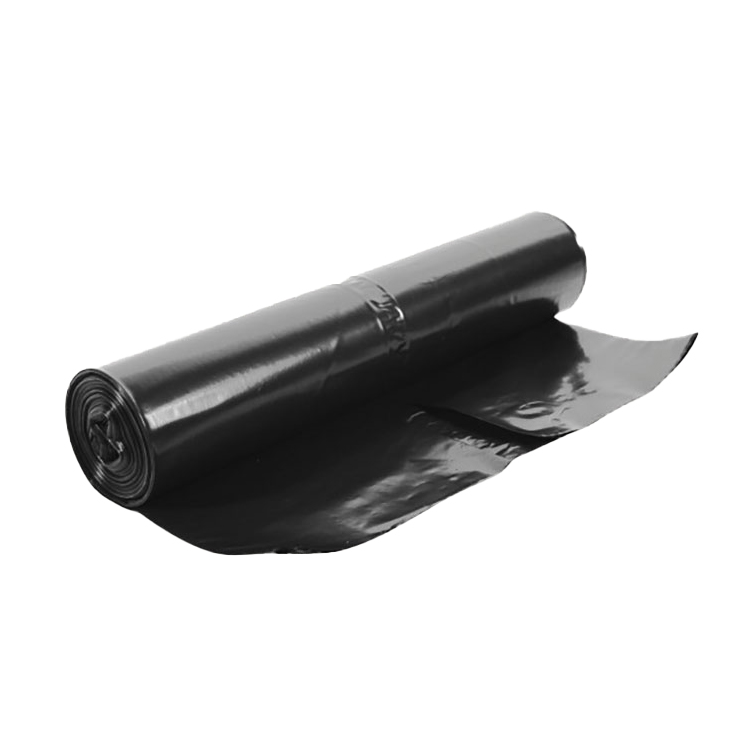 Afvalzak HDPE 45x50 10my (20L) zwart per rol á 50st.