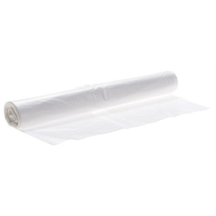 Afvalzak 63x60 10my (35L) transparant per rol á 100stuks (80% gerecycled materiaal)