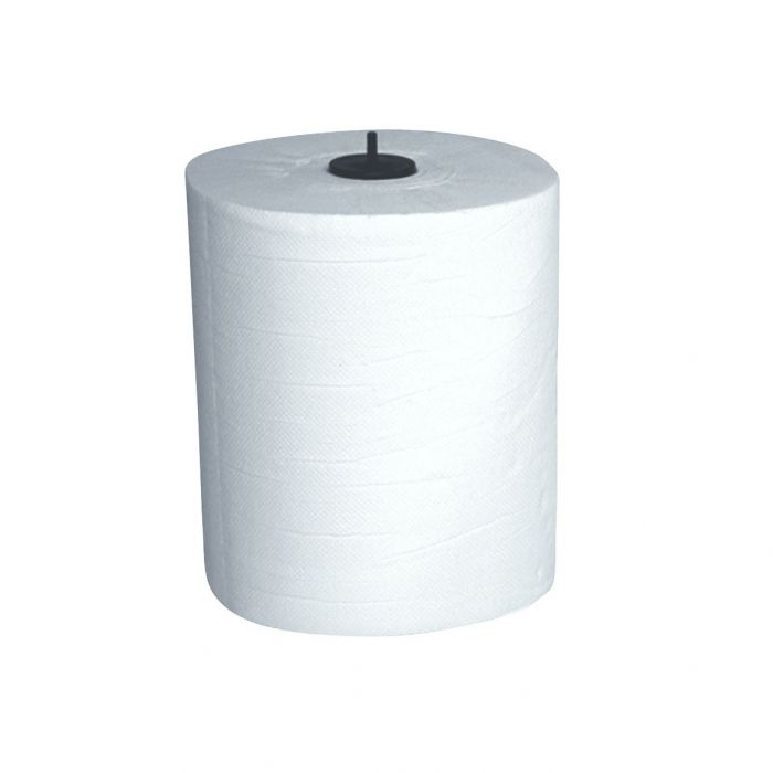 Euro handdoekrol Euromatic Blanco Cellulose 2-lgs wit 6x150m.