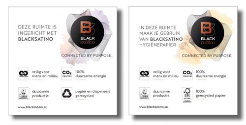 BlackSatino toilettegel 15x15