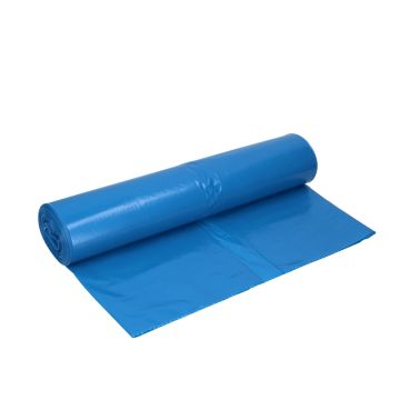 Afvalzak C2C 65/25x140 70my (240L) blauw per rol á 10st.