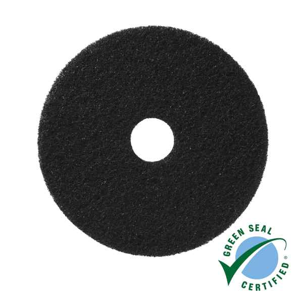 Americo vloerpad zwart 11"