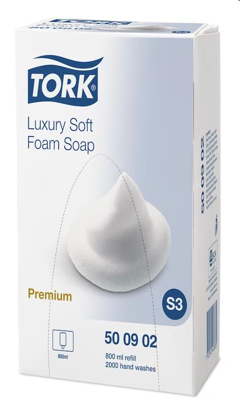 Tork Luxury Soft Foam Soap 4x800ml (S3)