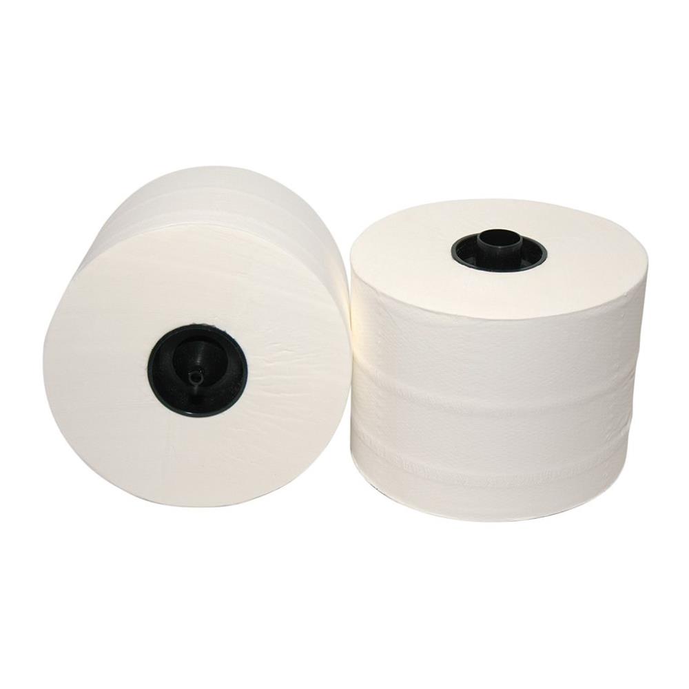 Euro toiletpapier wit met dop 3-lgs 36x65m.