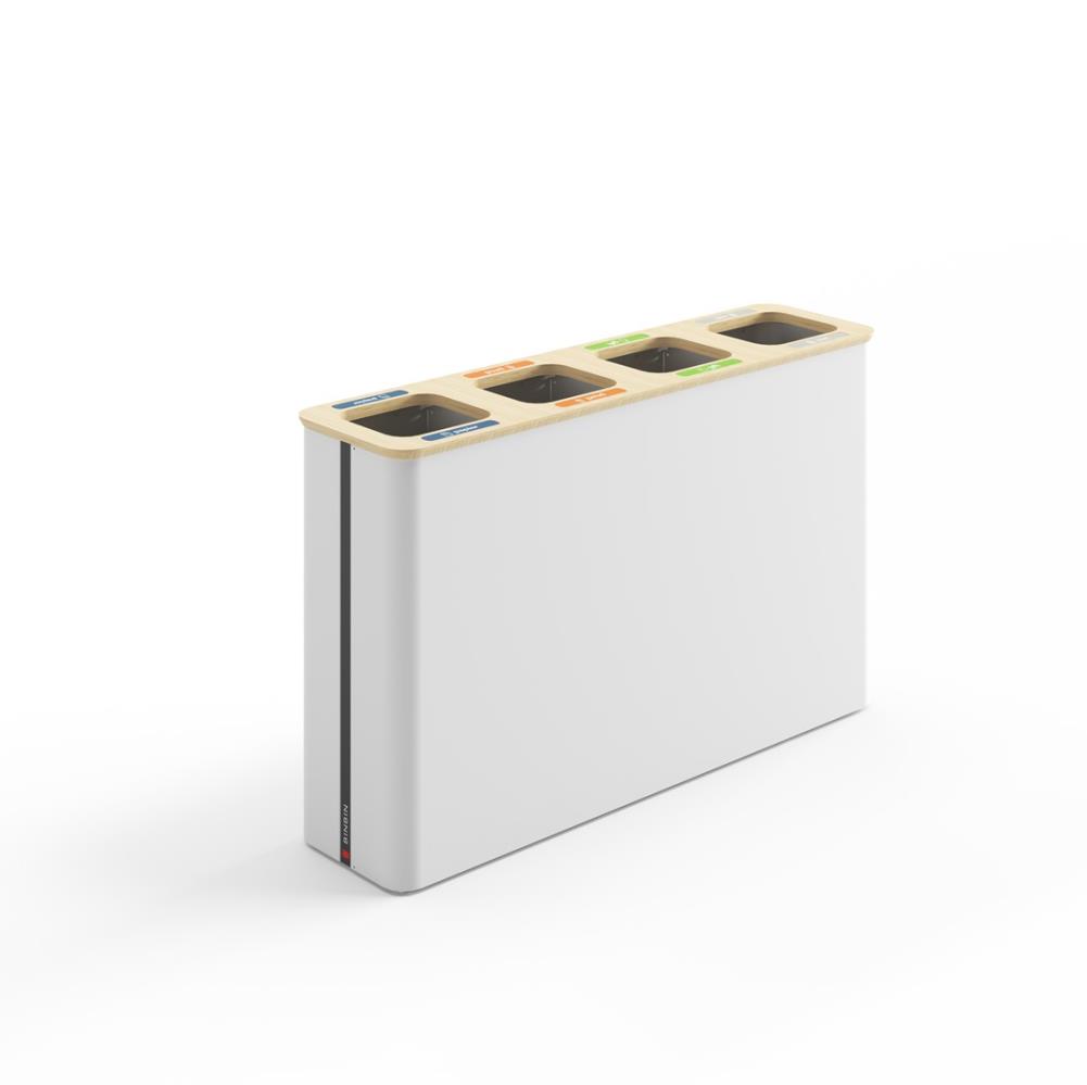 BinBin Globular - Afvalbak - 60x4 - White - 60L