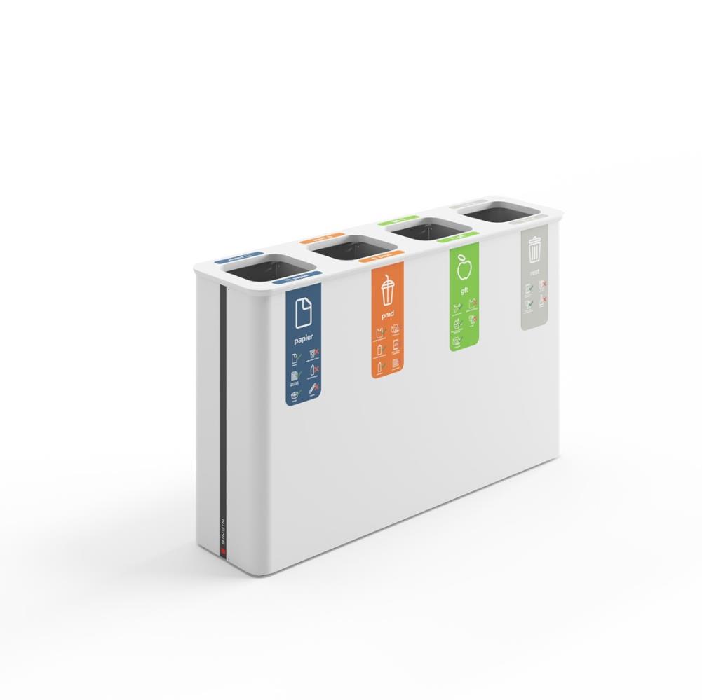 BinBin Globular - Afvalbak - 60x4 - Full White - 60L