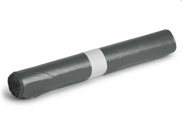 Afvalzak HDPE 70 X 110cm 25my grijs (20st)