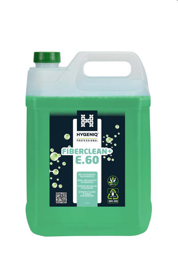 Hygeniq Fiberclean+  wasmiddel voor microvezelmaterialen ECO E.60 2x5L