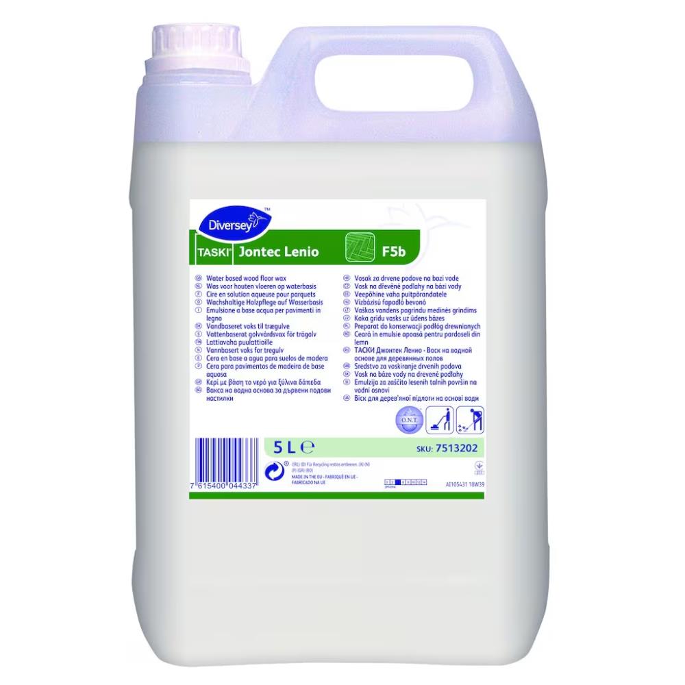 TASKI Jontec Lenio F5b 2x5L - Watergebaseerde was voor houten vloeren