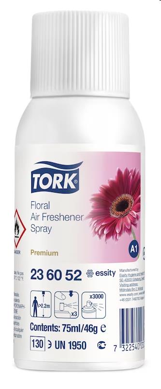Tork Luchtverfrisser Spray met Bloemengeur 12x75ml (A1)