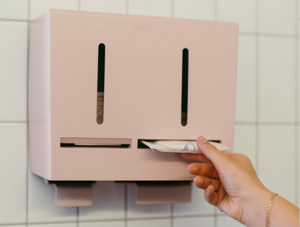 Damesverband automaat roze in abonnement