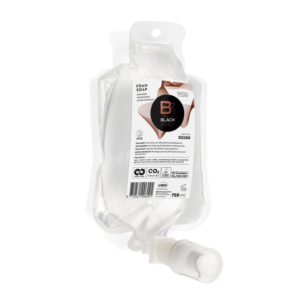 BlackSatino Foam soap NiQs (geurloos) 6x750ml