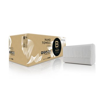 BlackSatino Original - Z-vouw handdoeken 21x24, 3750 vel