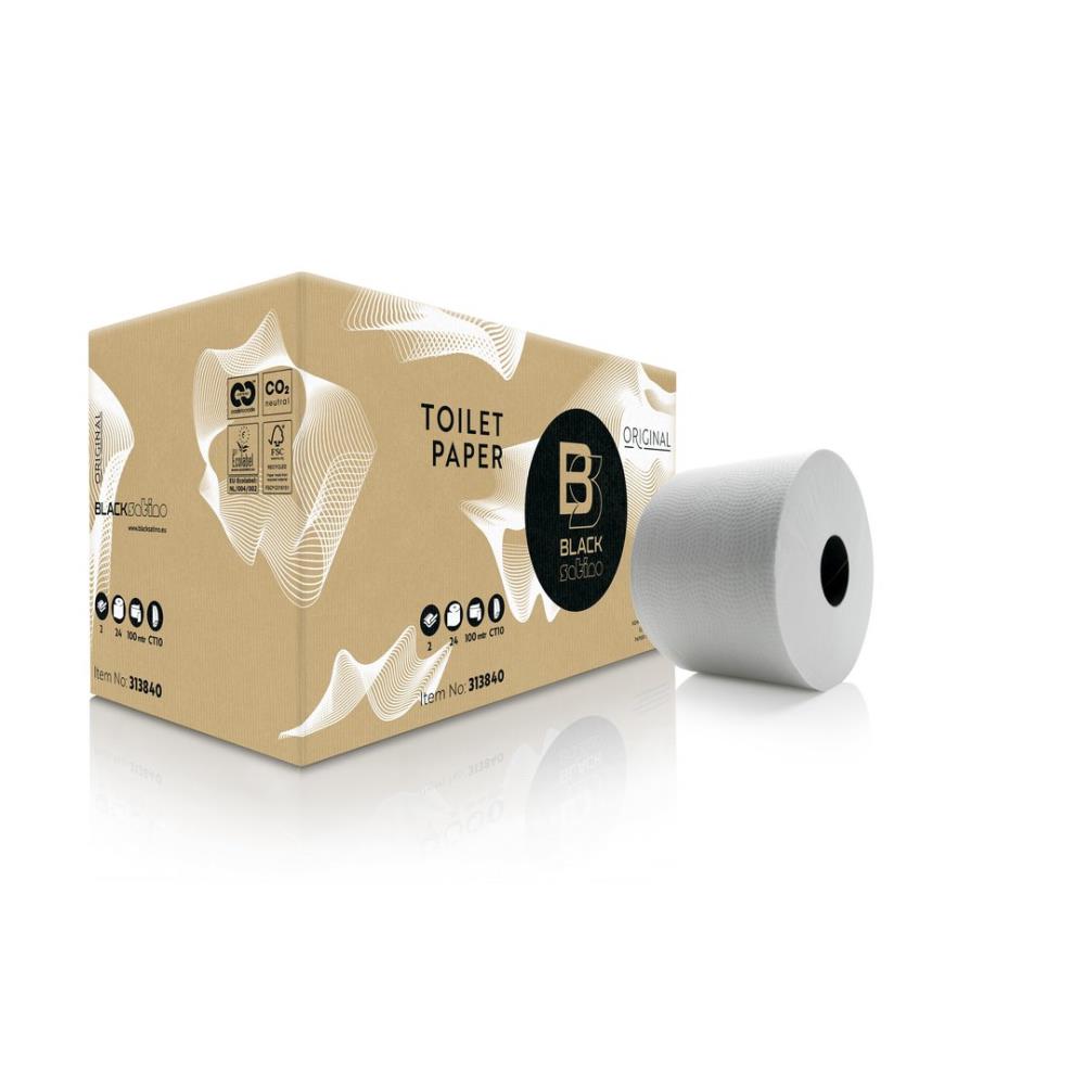 BlackSatino toiletpapier compactrol wit 24x100m.