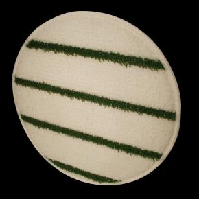 Bonnetpad groen/wit 17""