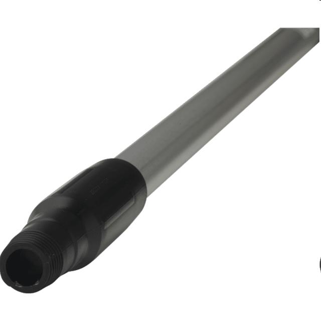 Vikan aluminium steel ergo 150cm Zwart