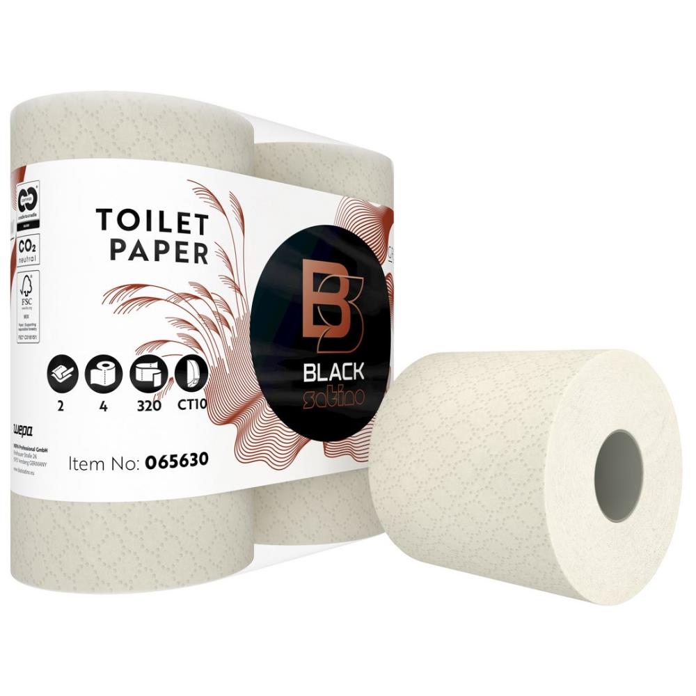 Black GreenGrow toiletpapier wit 2-lgs 12x4rol 320 vels