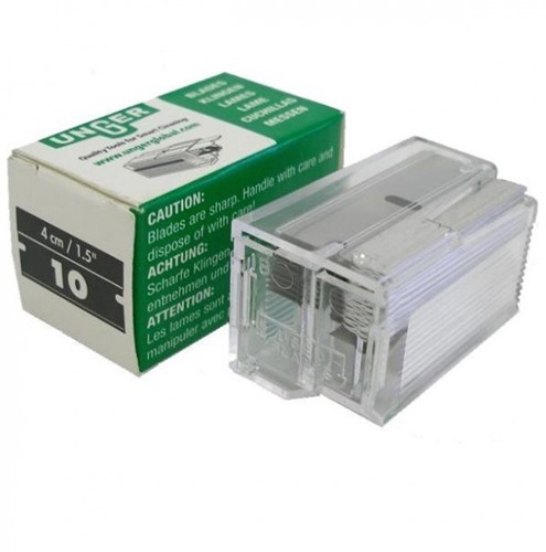 Unger 4cm mesjes t.b.v. glasschraper in box (10st.)