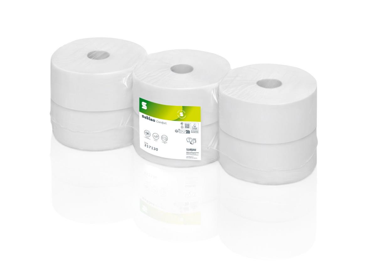 Satino Comfort Jumbo toiletpapier 6x380Mtr.