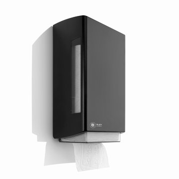BlackSatino dispenser voor gevouwen toiletpapier - double