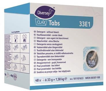 Diversey Clax Tabs wasmiddel 48st.