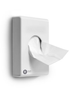 BlackSatino hygiënezakjesdispenser wit
