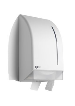 BlackSatino Jumbo toiletroldispenser wit