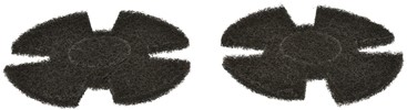 I-Mop XL vloerpads ZWART- set van 2