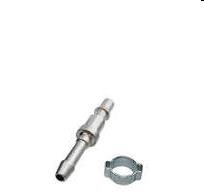 Staubli rvs steeknippel met 6 mm tule 