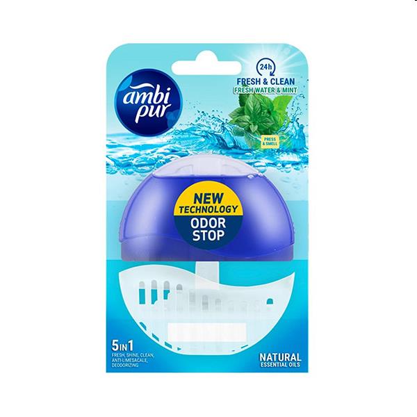 Ambi Pur toiletblok Flush Fresh Water & Mint starterkit 1x55ml
