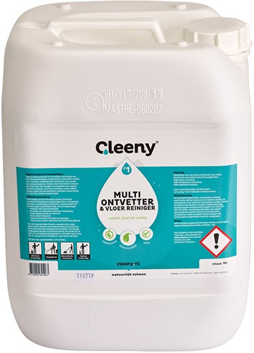 Cleeny Multi ontvetter en (vloer)reiniger 10L (P1)