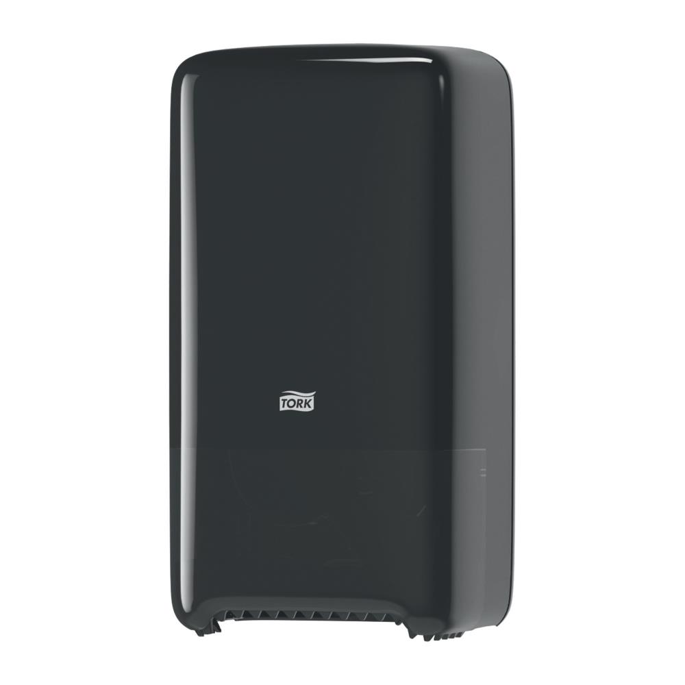 Tork Twin Mid-size toiletroldispenser zwart (T6)