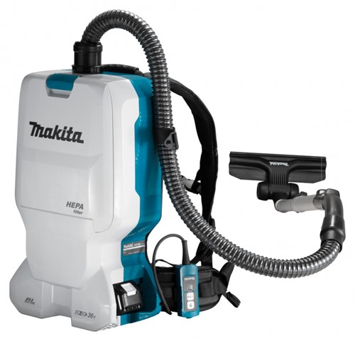 Makita DVC660PT2 Rugstofzuiger voor schoonmaak incl. lader en accu 2 x 18v (2 st)