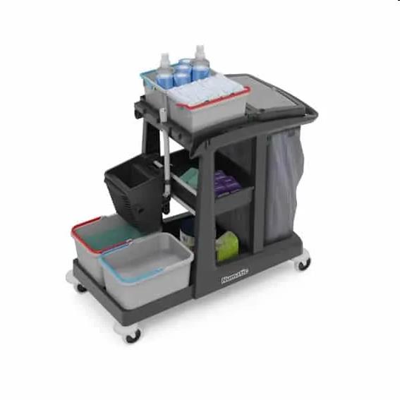 Numatic Servo-Matic werkwagen met mopstel