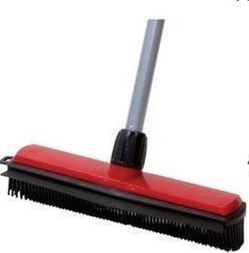 50017 rubberen bezem 30cm met steel