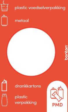 Bonton Original sticker voor open deksel - PMD