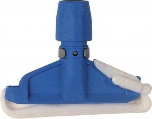 Mopklem kunststof zware uitvoering blauw