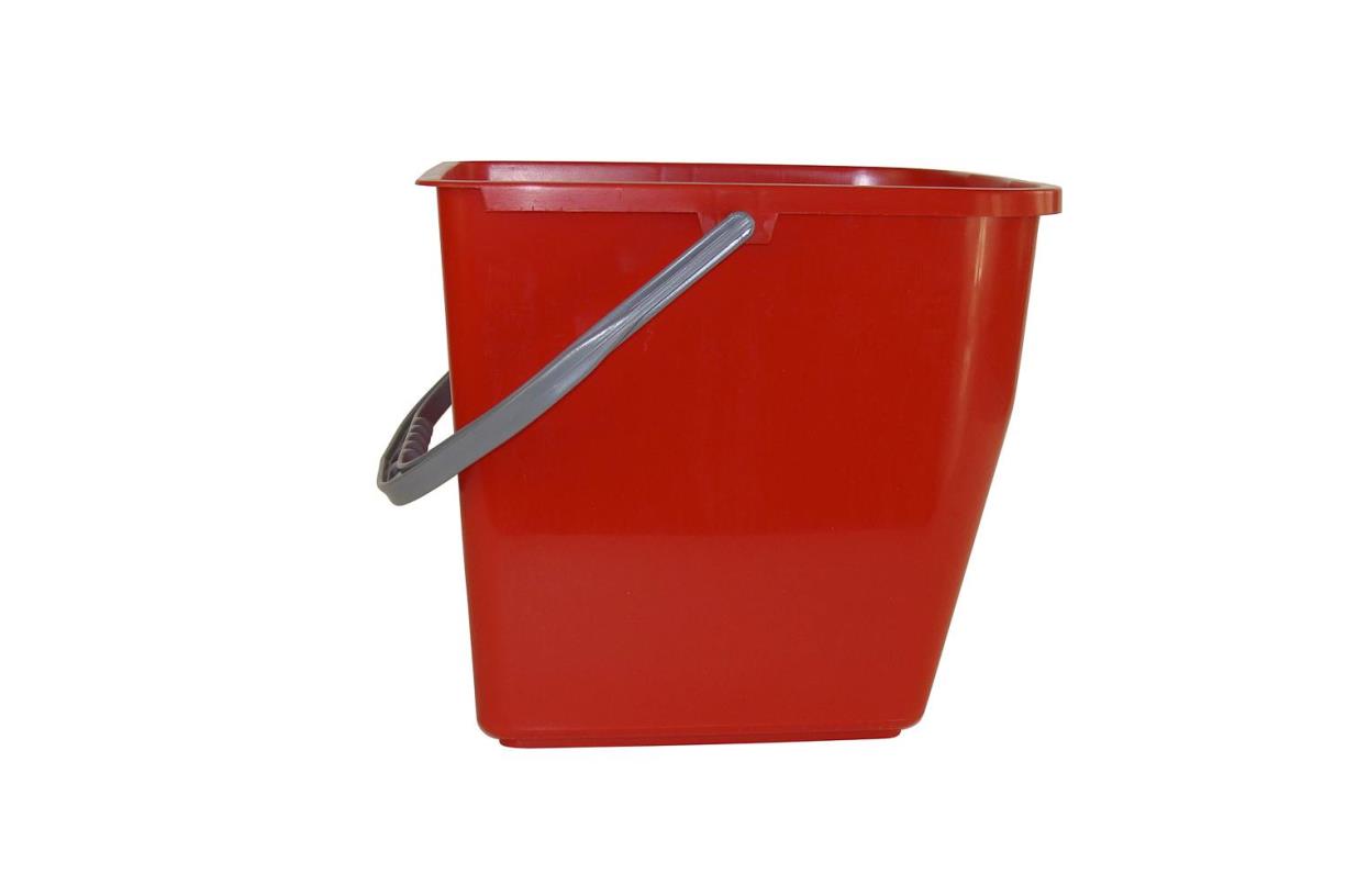 Mopemmer kunststof 25L rood