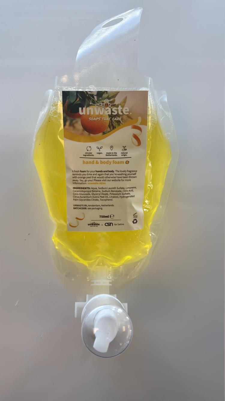 Unwaste Sinaasappel handzeep Cartridge 6x750ml  