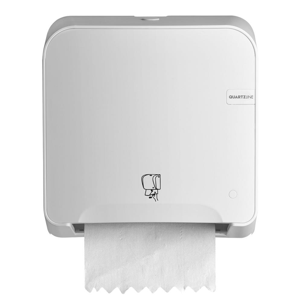 Euro White Quartzline QuartzLine handdoekautomaat | Mini Matic Tear & GO